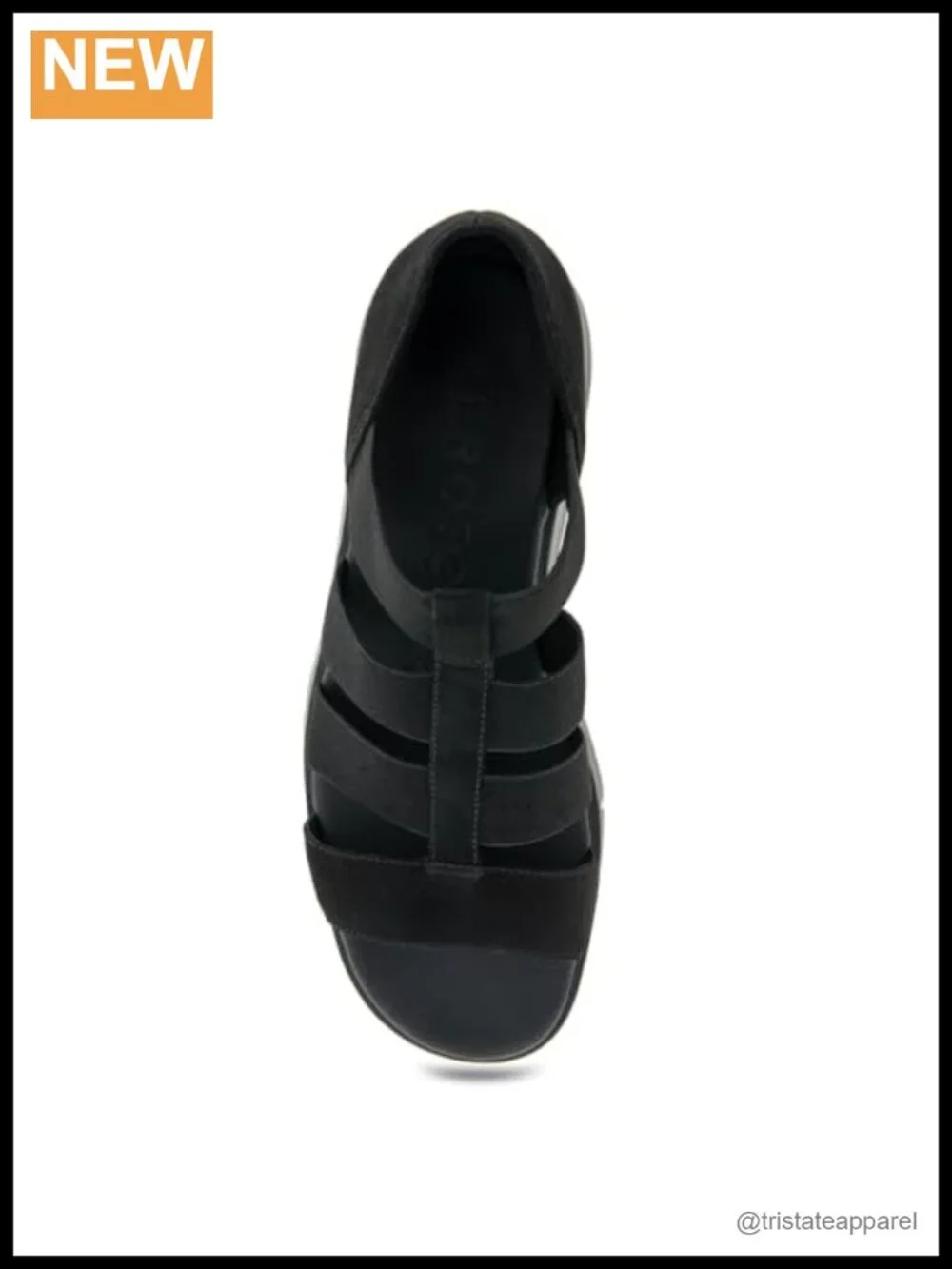 Genuine Leather Slip On Sport Sandals Comfortable Caged Elastic Casual